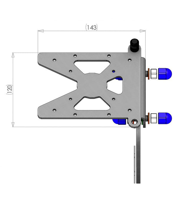 Support de plaque latéral Harley-Davidson NIGHTSTER 975