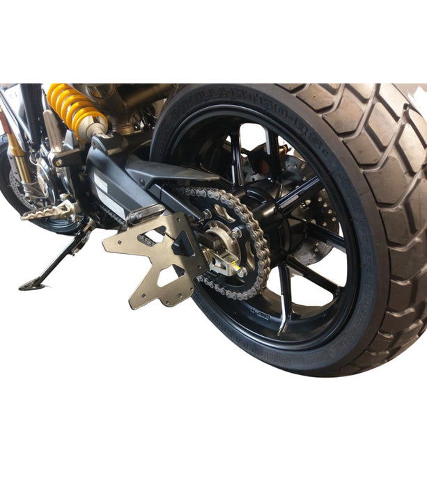 Support de plaque latéral Ducati Scrambler 400 Sixty2