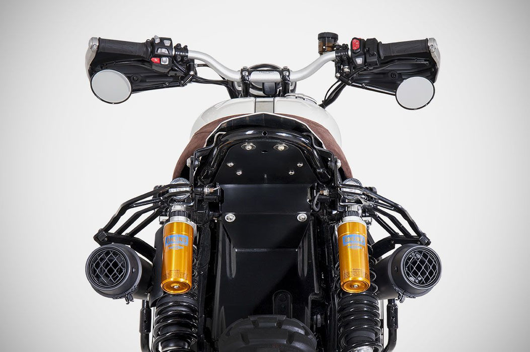LIGNE COMPLETE INOX ZARD 2 EN 2 TRIUMPH SCRAMBLER 1200