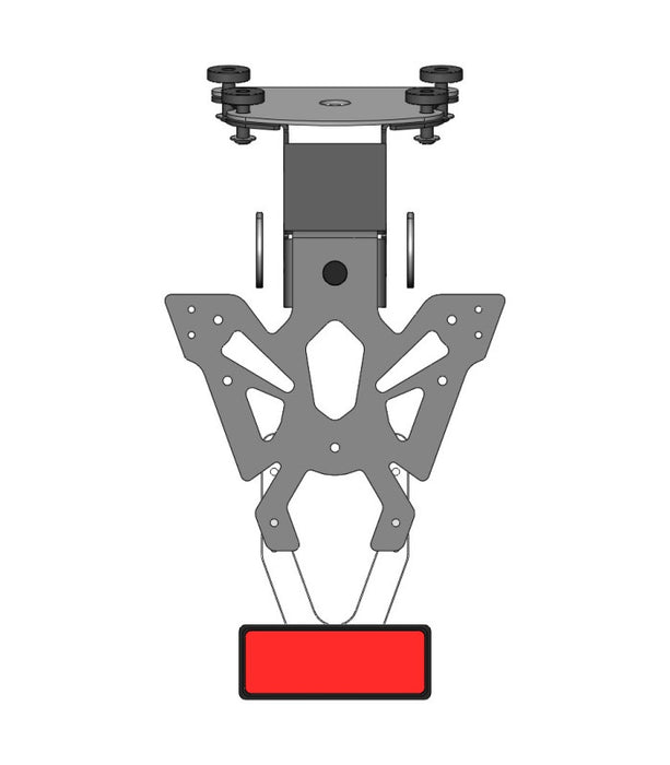 Support de plaque Yamaha MT09