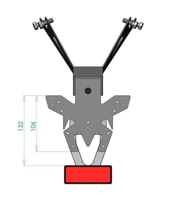 Support de plaque Honda CBR-650R