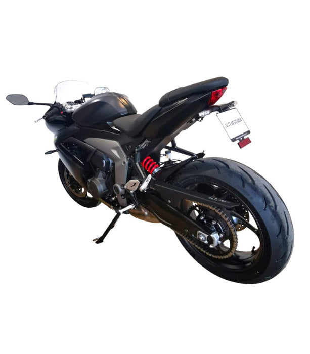 Support de plaque Triumph Daytona 660