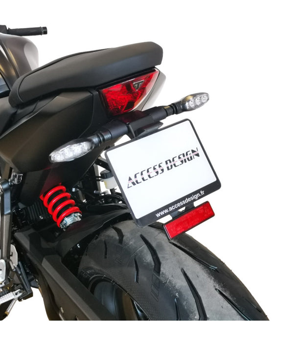 Support de plaque Triumph Daytona 660