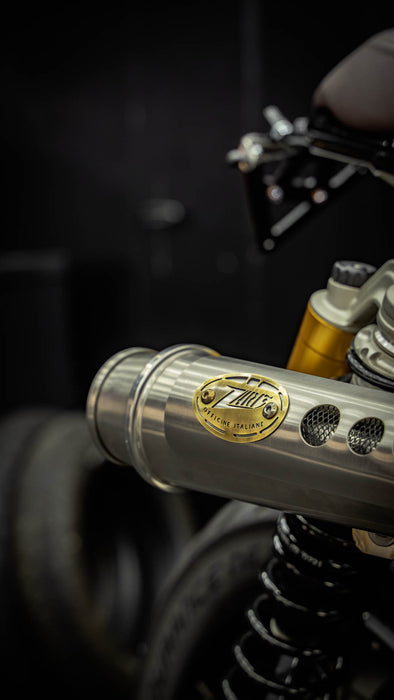 LIGNE COMPLETE INOX ZARD 2 EN 2 TRIUMPH SCRAMBLER 1200