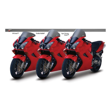 Bulle coloree pour Honda VFR 800 FI Interceptor - ABS ROUGE