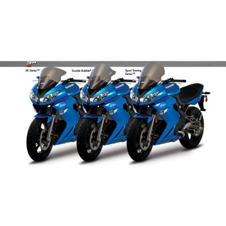 Bulle coloree pour Kawasaki Ninja 650R BLEU FLUORESCENT