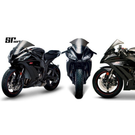 Bulle coloree pour Kawasaki ZX-10R BLEU FLUORESCENT