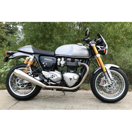 Bulle Dart Classic Triumph Thruxton 1200 refroidissement eau TRANSPARENTE