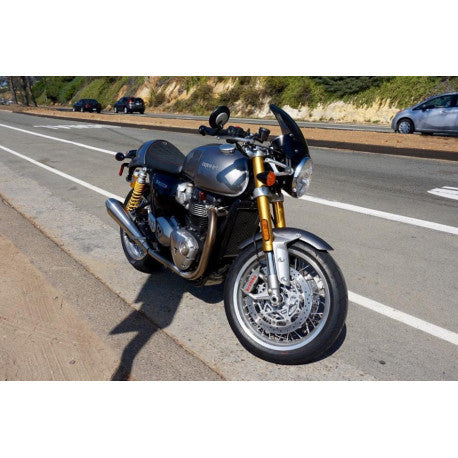 Bulle Dart Marlin Triumph Thruxton 1200 refroidissement eau TRANSPARENTE