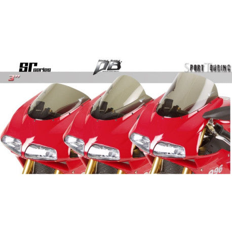 Bulle double courbure coloree pour Ducati 748 - R - S - 998R - 998S - 998 - Fina VIOLET