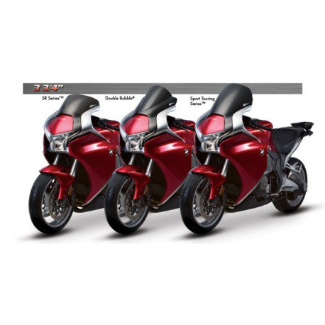 Bulle double courbure coloree pour Honda VFR 1200 F BLEU NUIT