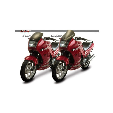 Bulle double courbure coloree pour Kawasaki Ninja 250R VERT FLUORESCENT