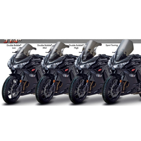 Bulle double courbure coloree pour Kawasaki Z 1000 SX - Ninja 1000 BLEU FLUORESCENT