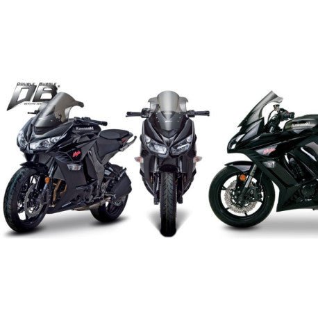 Bulle double courbure coloree pour Kawasaki Z 1000 SX - Ninja 1000 JAUNE