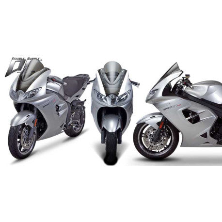 Bulle double courbure coloree pour Triumph Sprint GT JAUNE