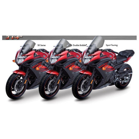 Bulle double courbure coloree pour Yamaha FZ6R VIOLET