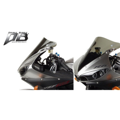 Bulle double courbure coloree pour Yamaha YZF-R6 VERT TRANSLUCIDE