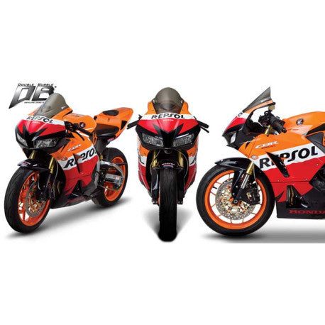 Bulle double courbure Honda CBR600RR - ABS FUMÉ CLAIR
