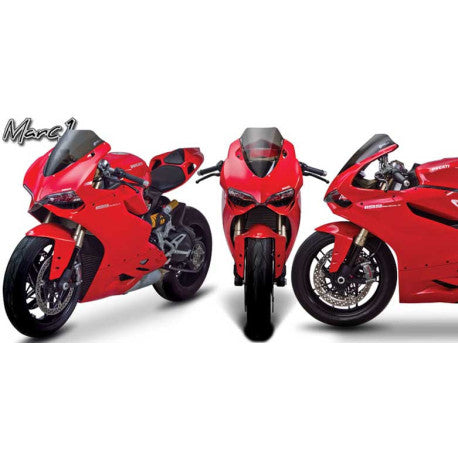 Bulle DUCATI PANIGALE 899 - 1199 MARC 1 FUMÉE CLAIR