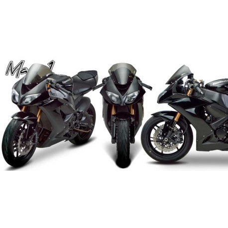 Bulle KAWASAKI ZX6R - 636 - ZX10R MARC 1 FUMÉE CLAIR