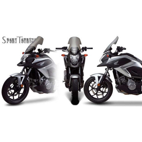 Bulle sport touring ZG Honda NC 700 X - NC 750 X - S TRANSPARENT