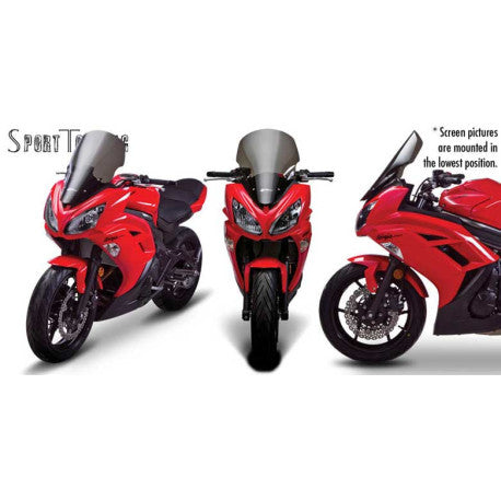 Bulle sport touring ZG Kawasaki Ninja 650R FUMÉ CLAIR