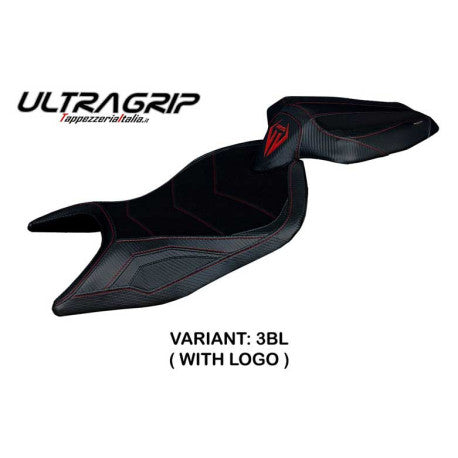 HOUSSE DE SELLE COMPATIBLE APRILIA RS 660 (21-22) MODÈLE NAXOS ULTRAGRIP, ROUGE,