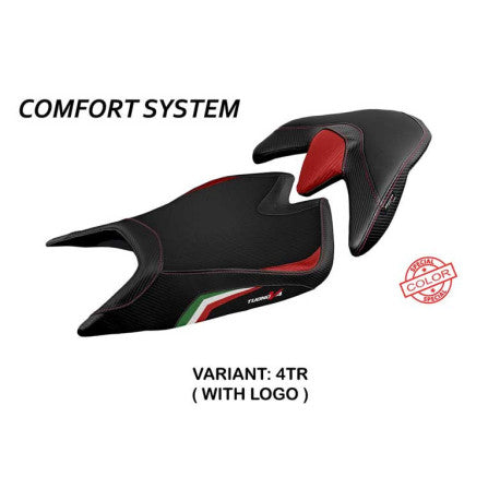 HOUSSE DE SELLE COMPATIBLE APRILIA TUONO V4 (21-22) MODÈLE ZUERA SPECIAL COLOR U