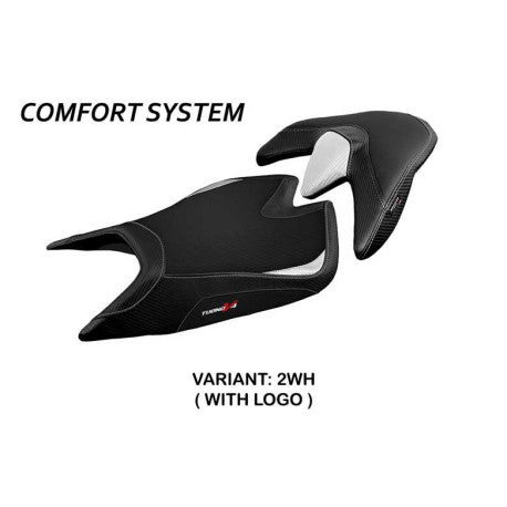 HOUSSE DE SELLE COMPATIBLE APRILIA TUONO V4 (21-22) MODÈLE ZUERA