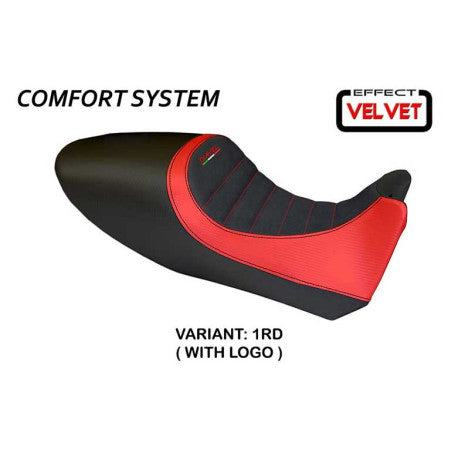 HOUSSE DE SELLE COMPATIBLE  DUCATI DIAVEL (11-13) MODÈLE AREZZO COLOR VELVET