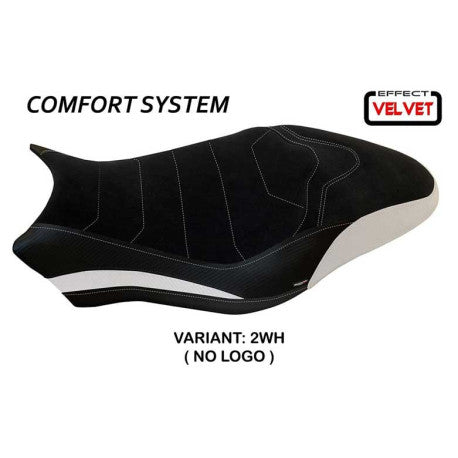 HOUSSE DE SELLE COMPATIBLE DUCATI MONSTER 797 (17-20) MODÈLE OVADA 1 VELVET