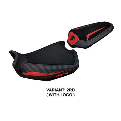 HOUSSE DE SELLE COMPATIBLE DUCATI MONSTER 937 (21-22) MODÈLE LINOSA STANDARD, RO