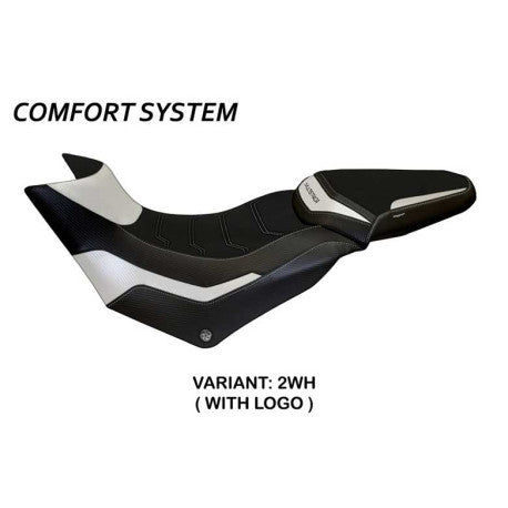 HOUSSE DE SELLE COMPATIBLE  DUCATI MULTISTRADA 950 (17-21) MODÈLE PRAGA 1