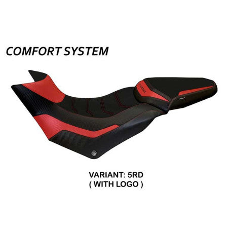 HOUSSE DE SELLE COMPATIBLE  DUCATI MULTISTRADA 950 (17-21) MODÈLE PRAGA 1