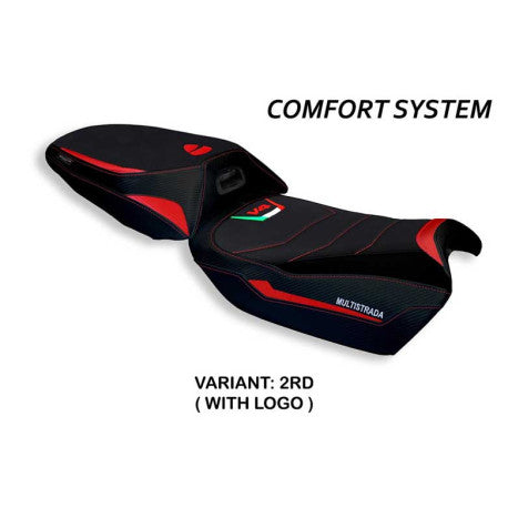 HOUSSE DE SELLE COMPATIBLE  DUCATI MULTISTRADA V4 (21-22) MODÈLE ROSITA CONFORT,