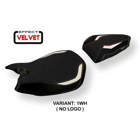 HOUSSE DE SELLE COMPATIBLE  DUCATI PANIGALE 1199 (11-15) MODÈLE JARVAN VELVET