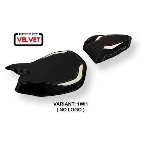 HOUSSE DE SELLE COMPATIBLE  DUCATI PANIGALE 1299 (15-18) MODÈLE JARVAN VELVET
