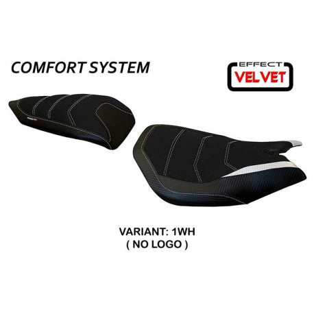 HOUSSE DE SELLE COMPATIBLE  DUCATI PANIGALE 1299 (15-18) MODÈLE LEIDEN VELVET