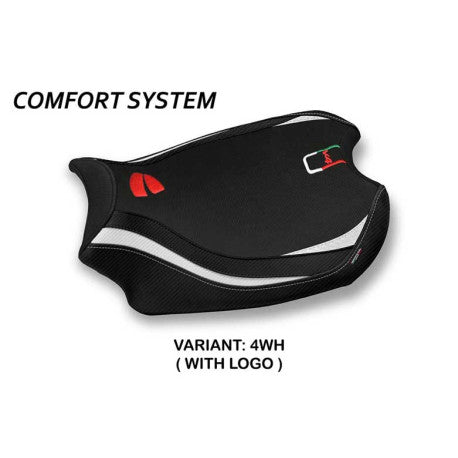 HOUSSE DE SELLE COMPATIBLE  DUCATI PANIGALE V4 (18-22) MODÈLE GLINKA