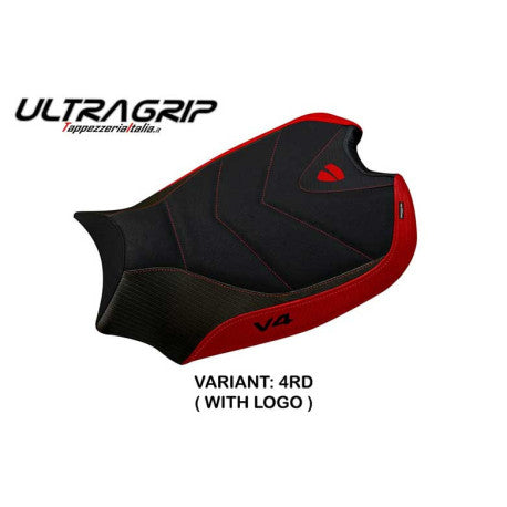 HOUSSE DE SELLE COMPATIBLE  DUCATI PANIGALE V4 (18-22) MODÈLE WANAKA 1