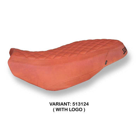 HOUSSE DE SELLE COMPATIBLE  DUCATI SCRAMBLER 400/800/1100 (15-22) MODÈLE VINTAGE