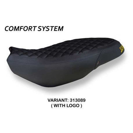 HOUSSE DE SELLE COMPATIBLE  DUCATI SCRAMBLER 400/800/1100 (15-22) MODÈLE VINTAGE