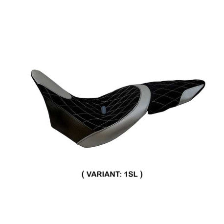 HOUSSE DE SELLE COMPATIBLE  DUCATI X DIAVEL (16-22) MODÈLE FERRARA STANDARD, NOI