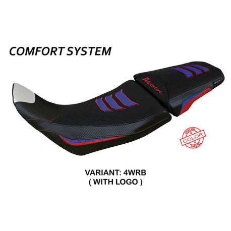 HOUSSE DE SELLE COMPATIBLE HONDA AFRICA TWIN 1100 (20-22) MODÈLE DELINE SPECIAL