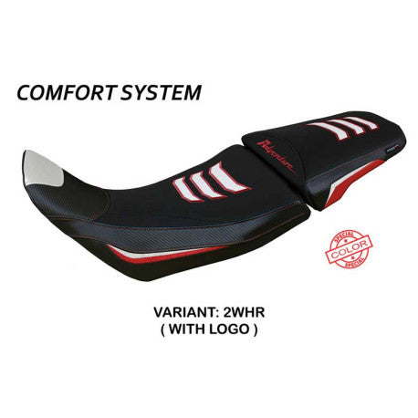 HOUSSE DE SELLE COMPATIBLE HONDA AFRICA TWIN 1100 (20-22) MODÈLE DELINE SPECIAL