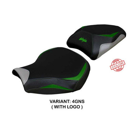 HOUSSE DE SELLE COMPATIBLE  KAWASAKI NINJA H2 1000 SX (18-22) MODÈLE MONIZ