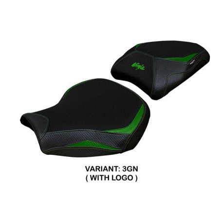 HOUSSE DE SELLE COMPATIBLE  KAWASAKI NINJA H2 1000 SX (18-22) MODÈLE MONIZ