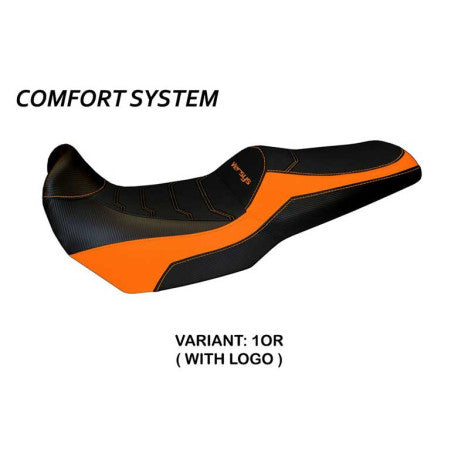 HOUSSE DE SELLE COMPATIBLE  KAWASAKI VERSYS 1000 (11-18) MODÈLE LAMPEDUSA COLOR