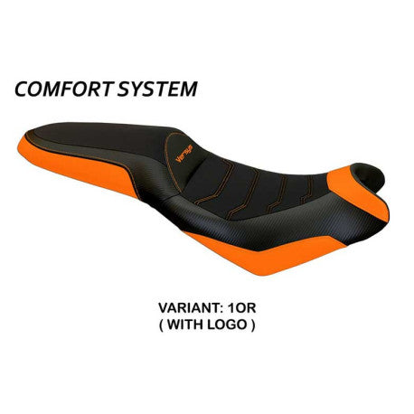 HOUSSE DE SELLE COMPATIBLE  KAWASAKI VERSYS 650 (07-22) MODÈLE ELBA 2
