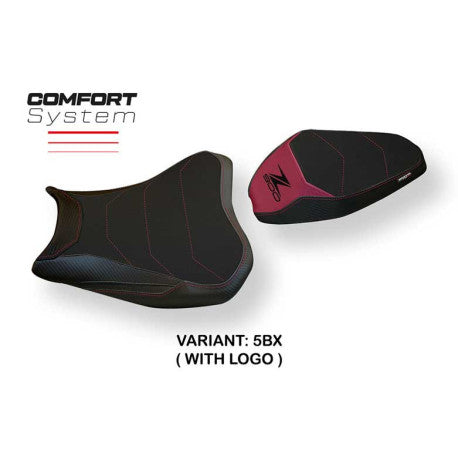 HOUSSE DE SELLE COMPATIBLE KAWASAKI Z 900 (17-22) MODÈLE BRAN 3 CONFORT, NOIR, A